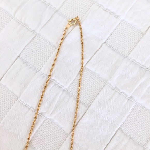 1 Vintage Gold Snake Chain Necklace - Picture 4 of 4